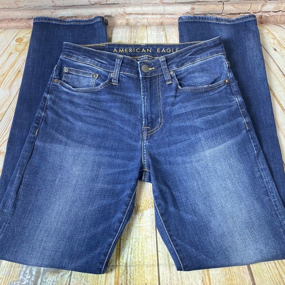 American Eagle Outfitters Other - American Eagle Flex RELAXED STRAIGHT Mens Size 30x32 Blue Jeans Denim Pants